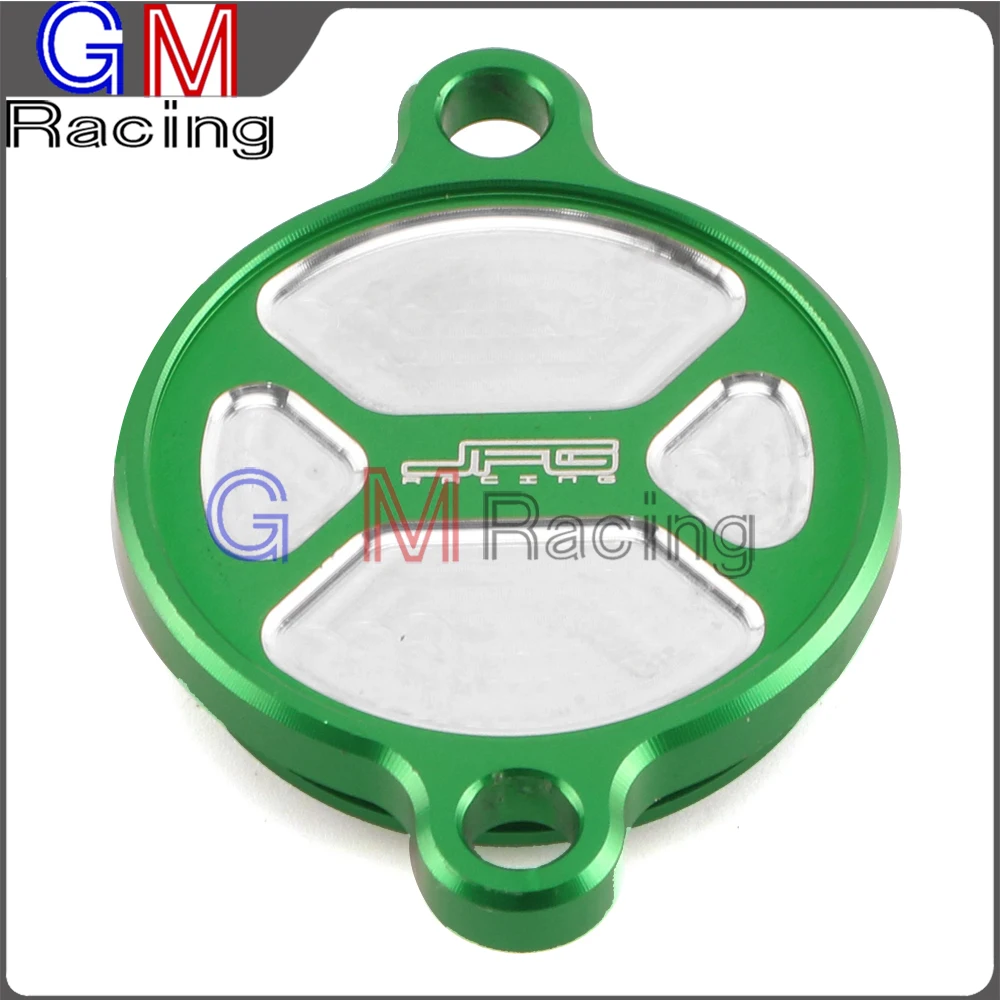 CNC Алюминиевый Масляный Фильтр Крышка крышки для KAWASAKI KX450F KXF450 KX 450F 2016 2017 Байк