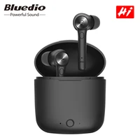bluedio hi wireless earbuds earphone bluetooth compatible stereo sport earbuds wireless headset built in microphone