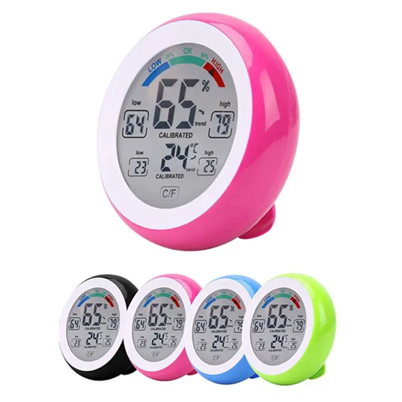 Термометр Гигрометр FashionDigital с ЖК дисплеем круглый беспроводной электронный