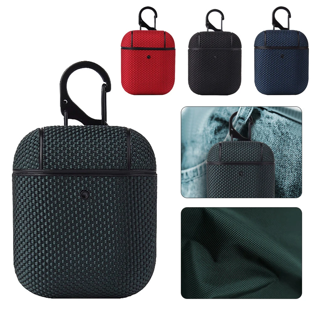 

For AirPods Pro Case Earphone Case Waterproof Nylon Cloth Protective Cover For Apple Air Pods 2 1 Wireless Earphone Charging Box