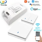 Светильник ключатель света Tuya Smart Life, Wi-Fi, 220 В, 10 А