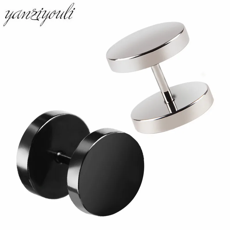 Антиаллергенные серьги из нержавеющей титановой стали в стиле панк мужские