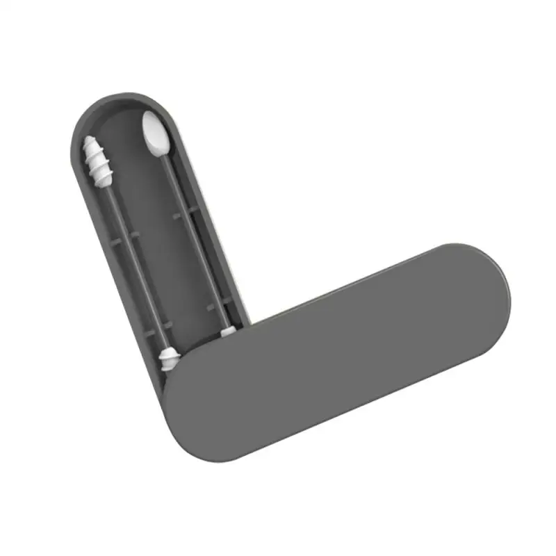 2 шт./кор. многоразовые ватный тампон Портативный силиконовый бутон тампоны