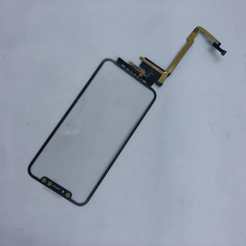 Сенсорный экран дигитайзер с удлинителем гибкого кабеля для iPhone X ЖК-экран внешнее стекло с сенсорной панелью запасные части для ремонта