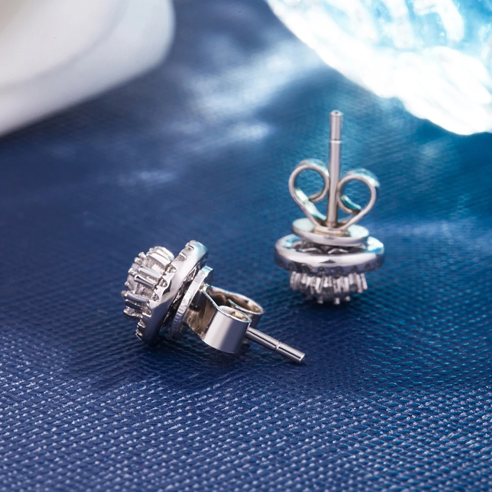 Романтический подарок на день Святого Валентина 925 пробы серебряные серьги