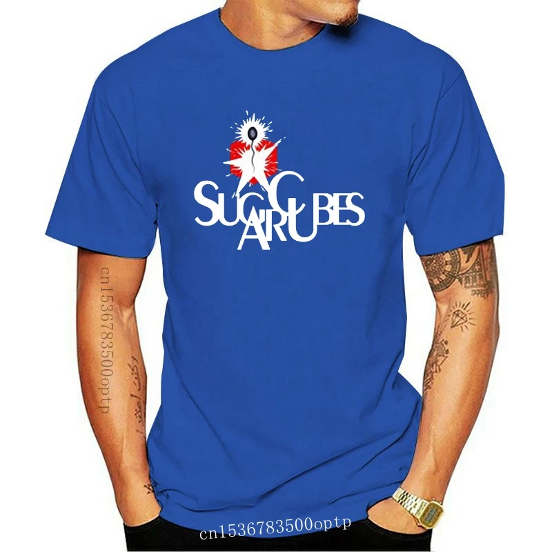 

New The Sugarcubes Bjork Rock Band Logo Men's Black T-Shirt Size S M L XL 2XL 3XL TEE Shirt Gift Funny Cotton
