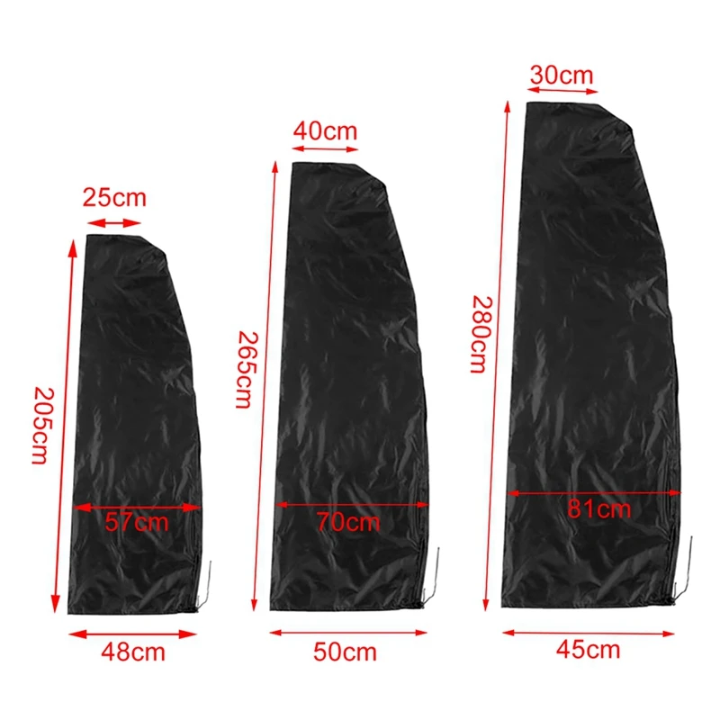 Водонепроницаемый наружный банановый зонтик покрытие из ткани Оксфорд садовый