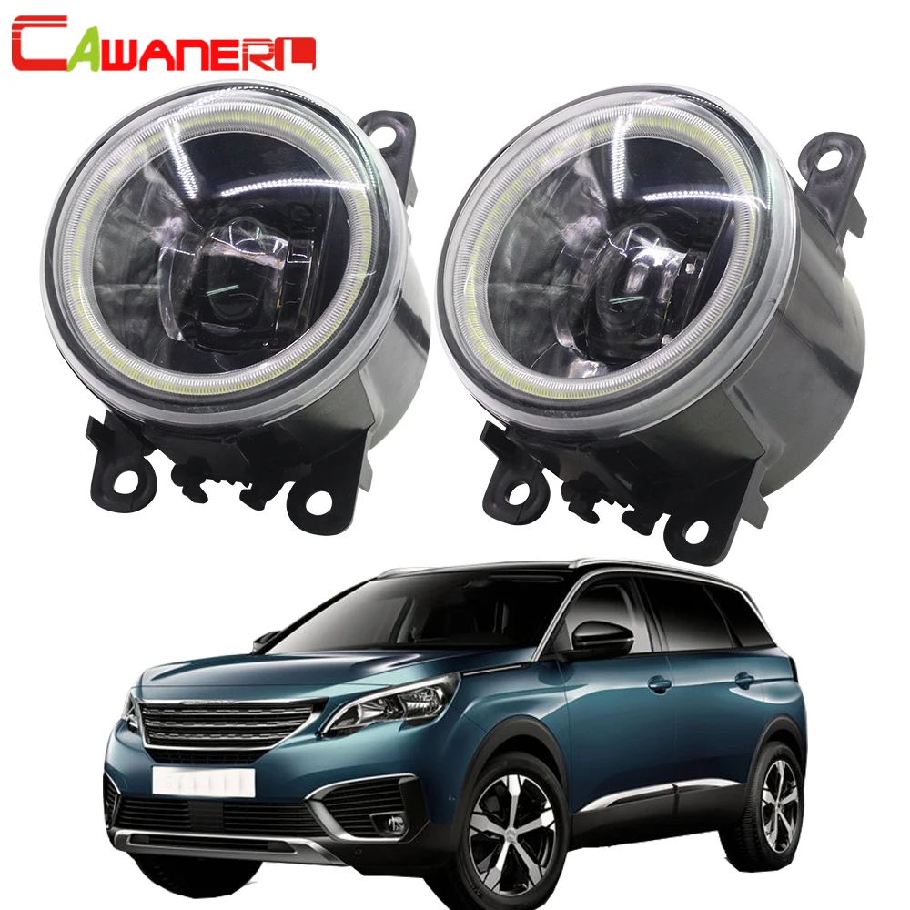 Cawanerl для Peugeot 5008 2009-2018 автомобиля H11 светодиодный лампы передние противотуманные