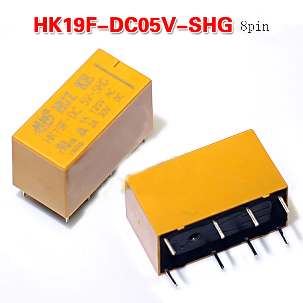 Реле связи 1 шт. Φ 3 5 9 12 24 V-SHG 8PIN 2A 2 Open закрытое реле сигнала электромагнитное |