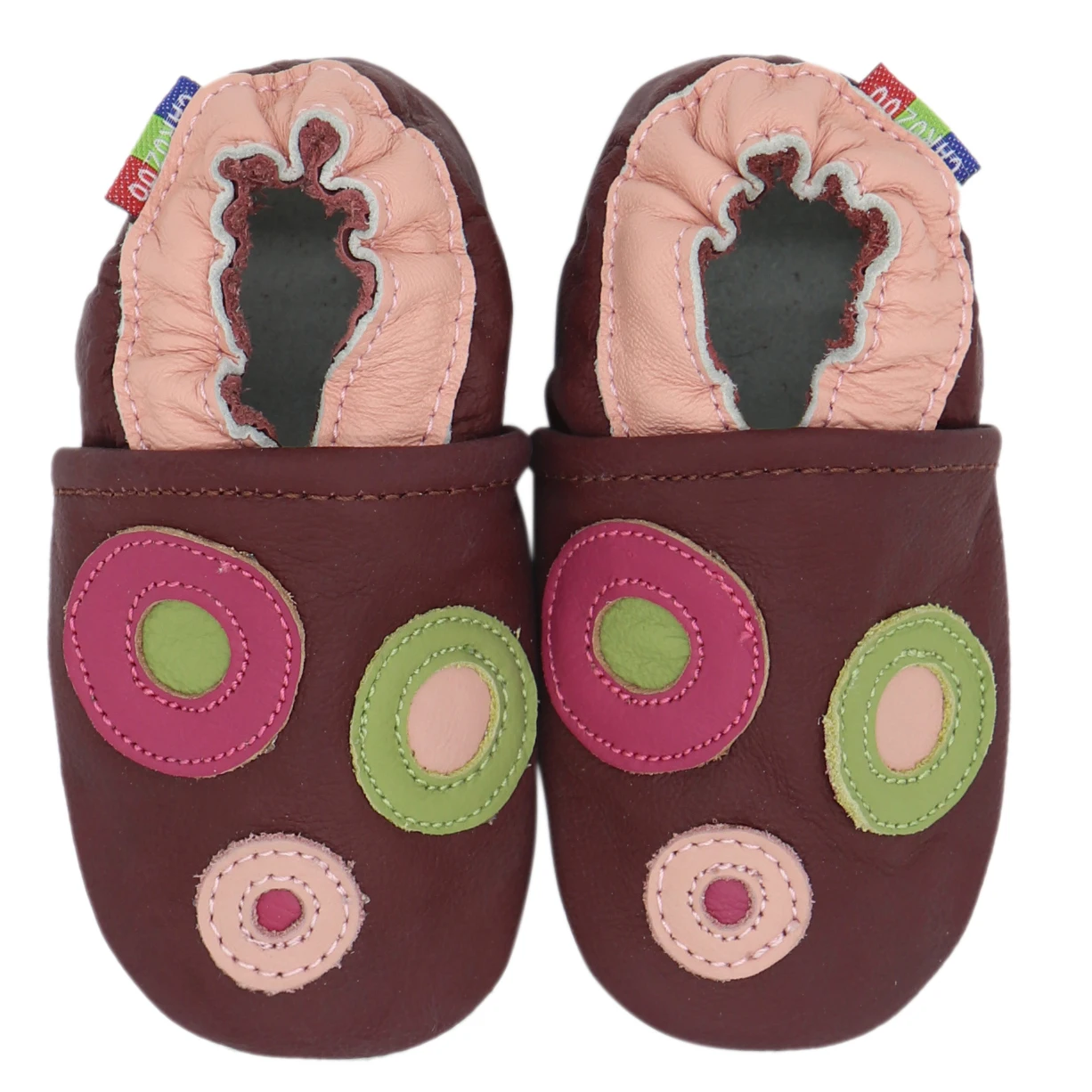 Carozoo-Zapatillas de piel suave para beb&eacute;s, zapatos para primeros pasos, para ni&ntilde;as-2