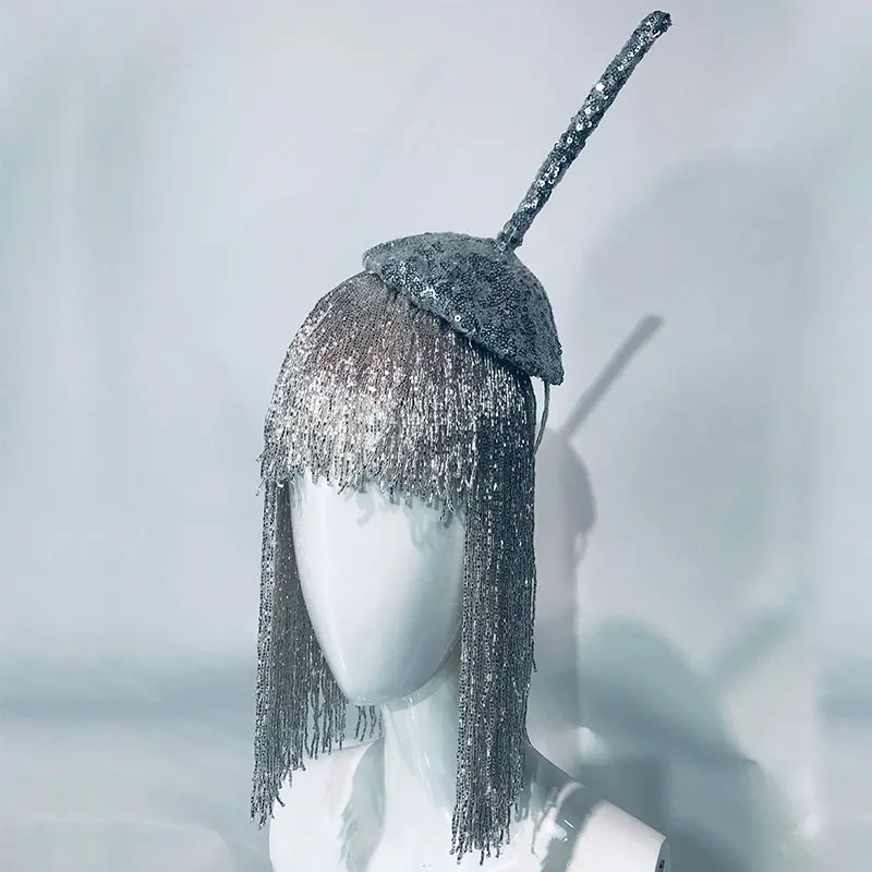 На заказ платье со стразами бисером парик сценический костюм комплект