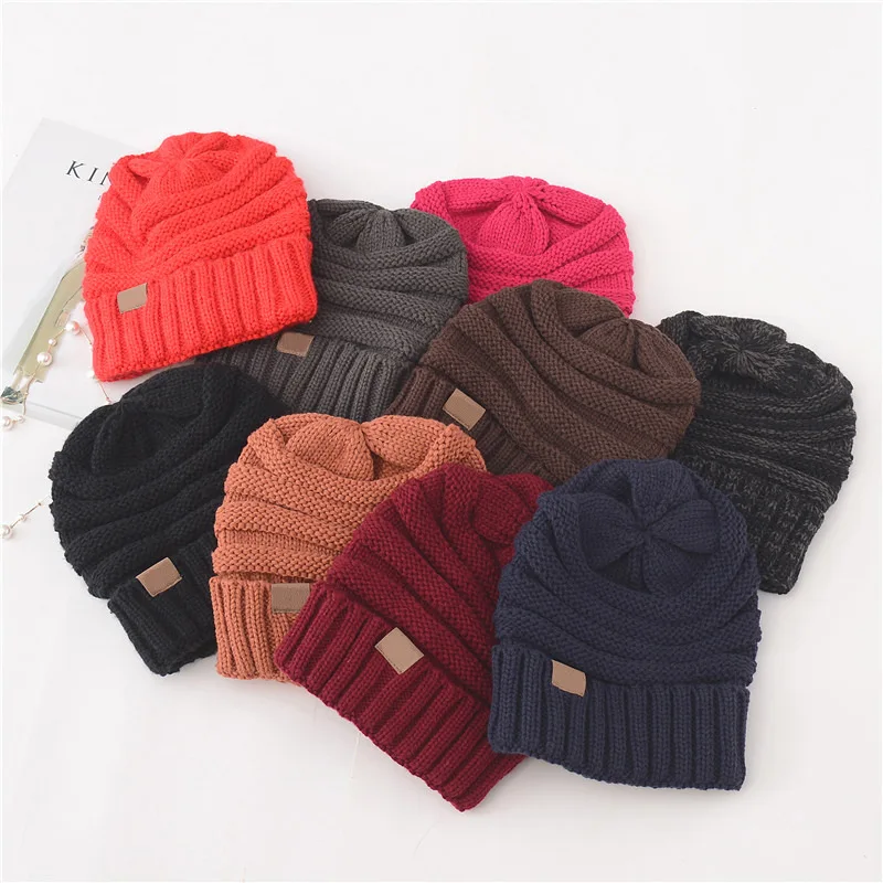 Новинка,, Европейский и американский стиль, Осень-зима, AliExpress, маркировка CC, вязаная шерстяная шапка, набор головных уборов, уличная шапка