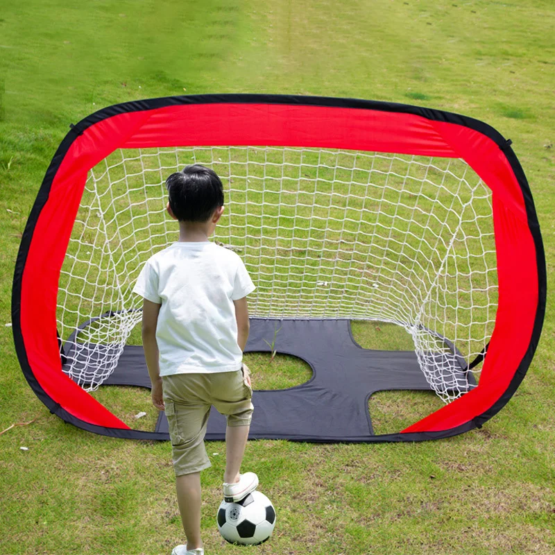 Portable Children's Soccer Gates Foldable Target Training Goal Net Outdoor Sports Football Gate Toys Soccer Training Equipment