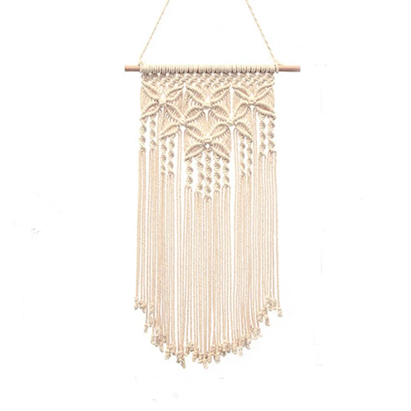 2 шт. макраме Настенный декор подвесной гобелен домашний Бохо Декор Подвески