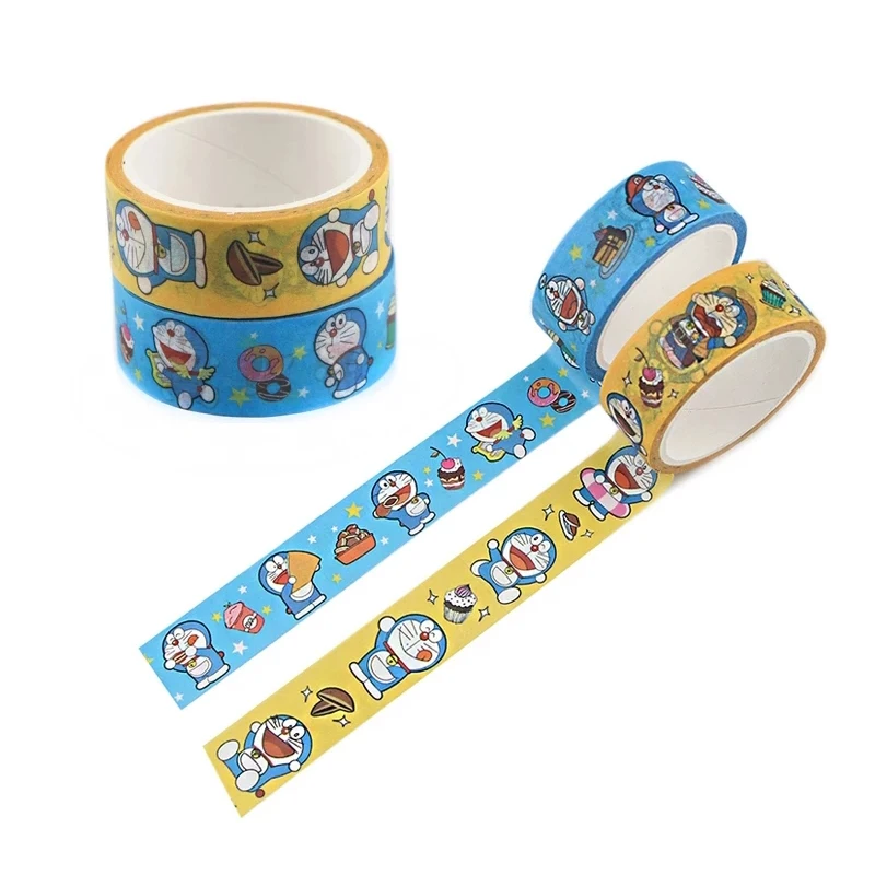 

Doraemon Anime Washi Tape Cartoon Decorative Adhesive Tape for Stickers DIY Stationery Tape