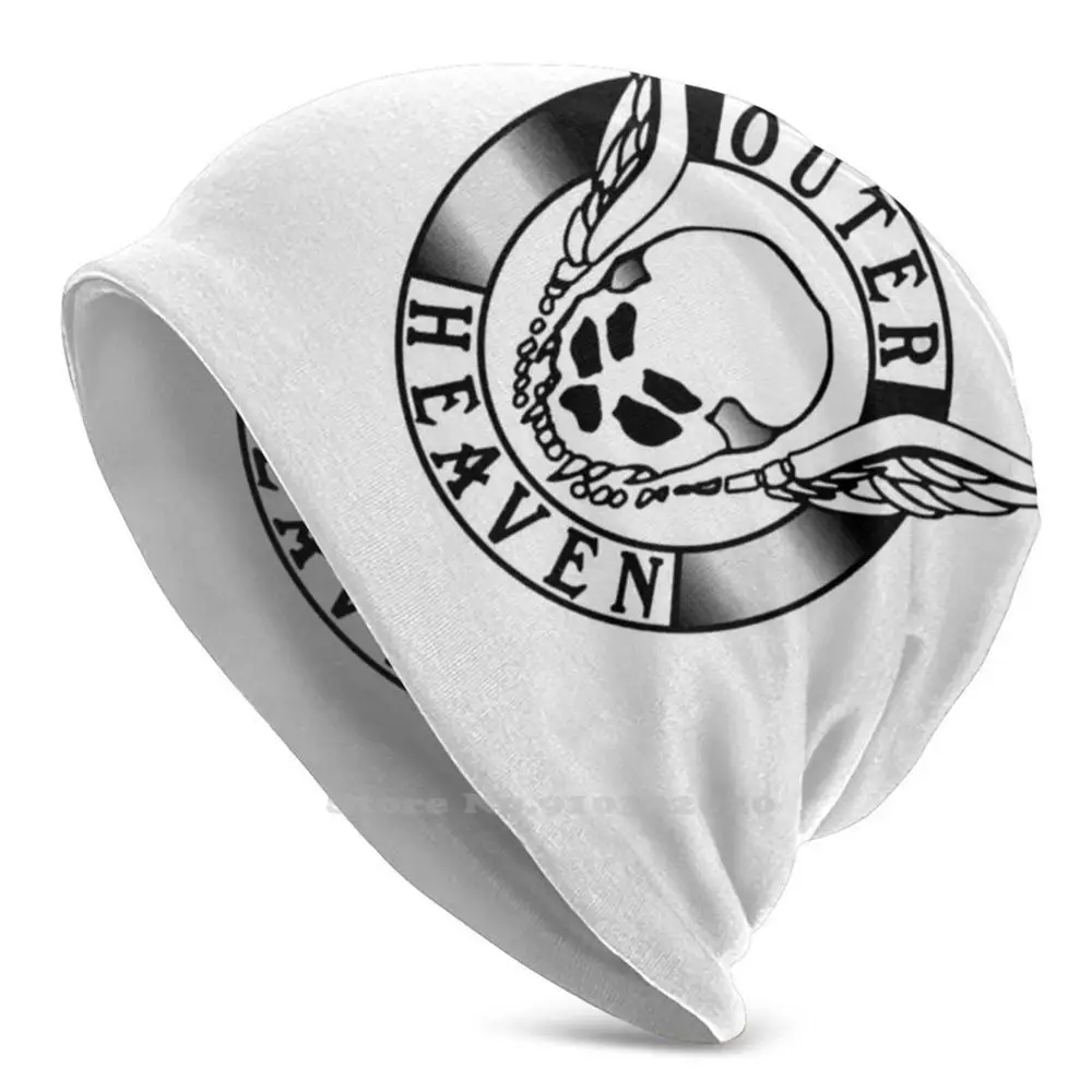 Metal Gear Solid Outer Heaven 1995 вязаная шапка теплая шапка-бини уличные шапки металлическая