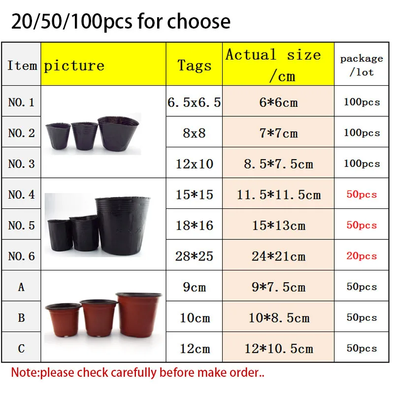 

6cm 8cm 12cm Plant Grow Pot Gardening Nursery Cups Plant Starter Cup Gardening Vegs Home Garden Tools