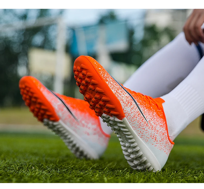 Новинка! Мужские футбольные бутсы ZHENZU Turf для помещений, детские бутсы для мальчиков, футбольные бутсы, спортивные кроссовки, европейские размеры 35-44, voetbalschoenen