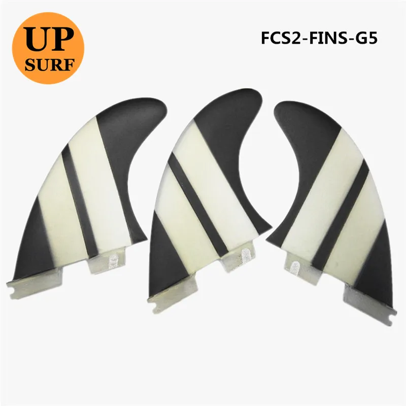 FCS II G5 плавники Черные Декоративные из стекловолокна для серфинга FCS2 G3 G7 горячая