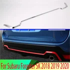 Декорированные аксессуары для Subaru Forester SK 2018 2019 2020, задний бампер из АБС, противоскользящая защитная пластина, аксессуары, отделка