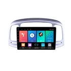 Автомобильный мультимедийный плеер 2 Din Android для Hyundai Accent 2006-2011, автомобильное радио, GPS, FM-навигационная система, головное устройство, стерео с рамкой