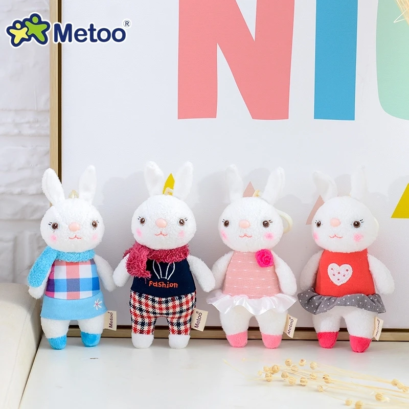 Мини кролики Tiramitu Kawaii плюшевая кукла Metoo милая мягкая подвеска брелок детские