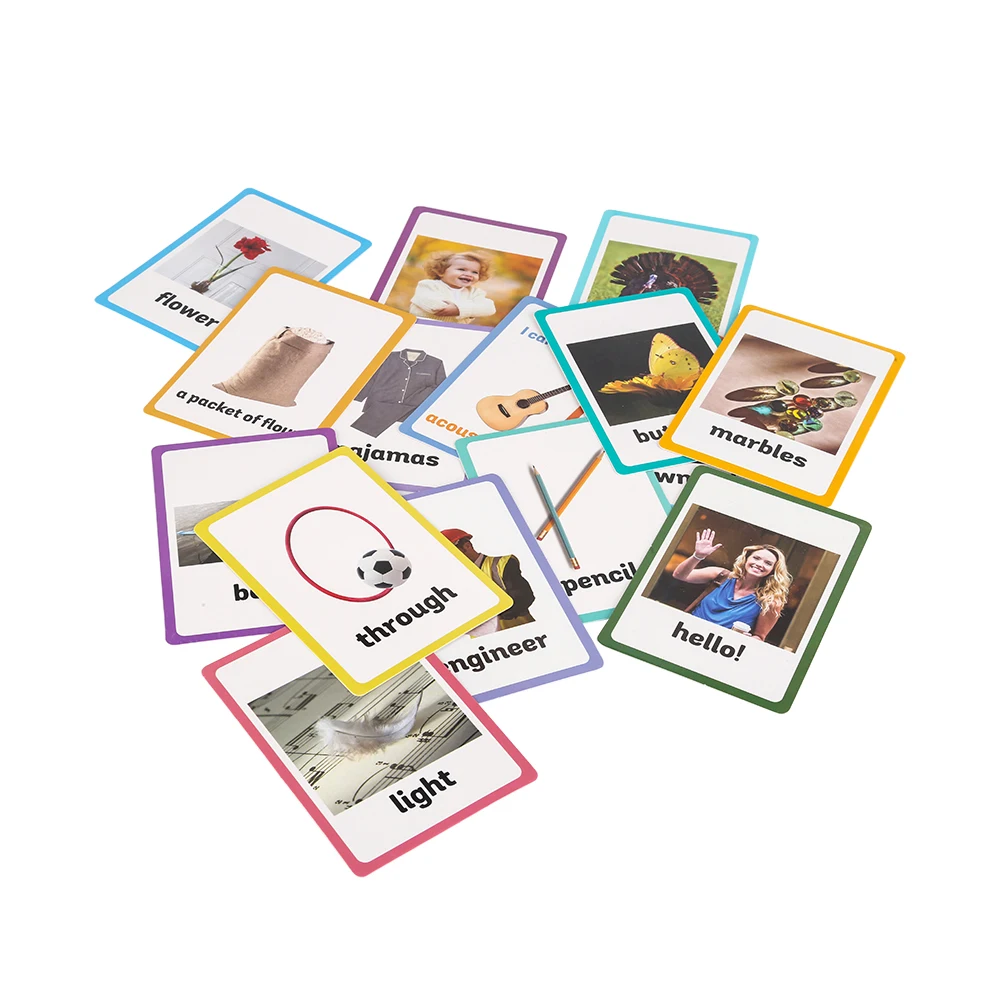 Leve1/Leve2 выучите английское слово карта 26 категорий 760 шт Flashcards Juguetes Educativos Дети