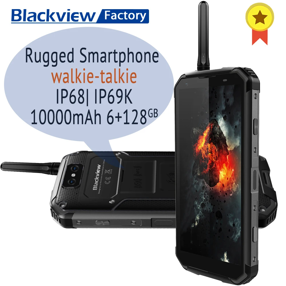 Смартфон BLACKVIEW BV9500 Pro 10000 мАч IP68/IP69K 5 7 &quot18:9 FHD Android 8 1 6 ГБ 128 Гб Беспроводная зарядка