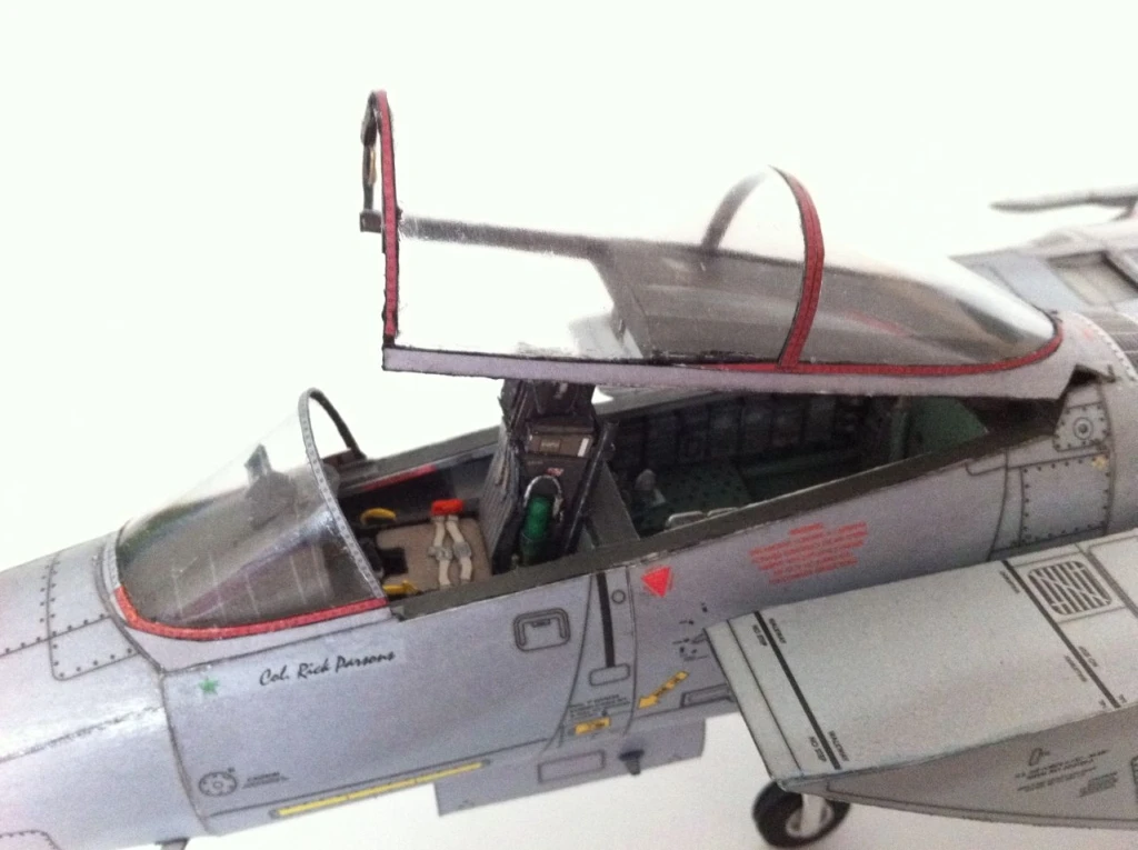 Harlin Version F 15C Fighter 3D Paper Model DIY|Картонные конструкторы| |