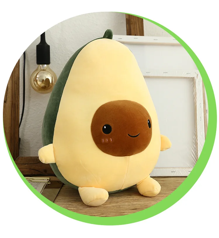 25-60 см милая плюшевая игрушка авокадо kawaii фруктовая Подушка растительная кукла мягкая игрушка Украшение Подушка подарок на день рождения ребенок дети ребенок