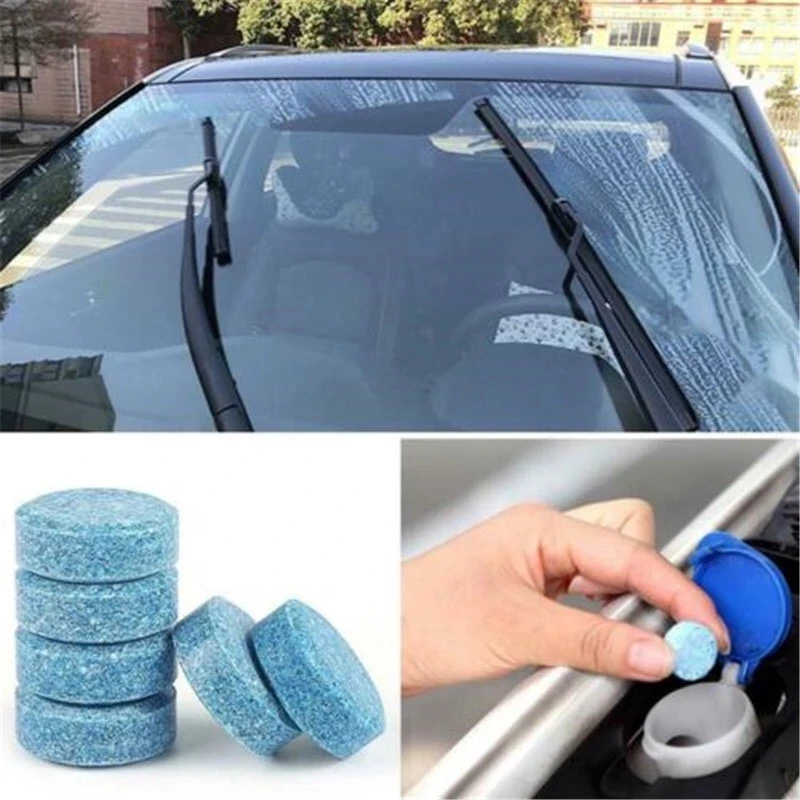 

200Pcs/Pack(1Pcs=4L Water)Car Solid Wiper Fine Wiper Auto Window Cleaning Car Windshield Glass Cleaner Car Cleaning Car Tools