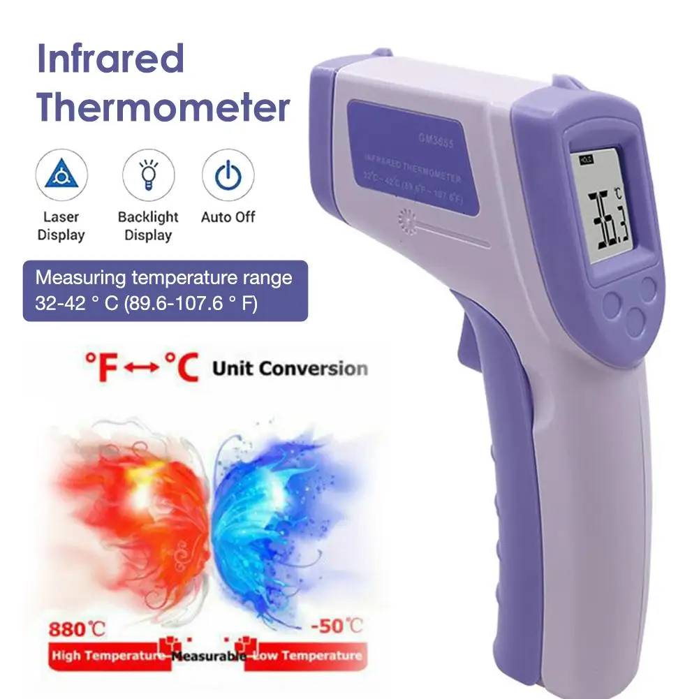 1 шт. лба для взрослых бесконтактный инфракрасный Температура цифровой прибор