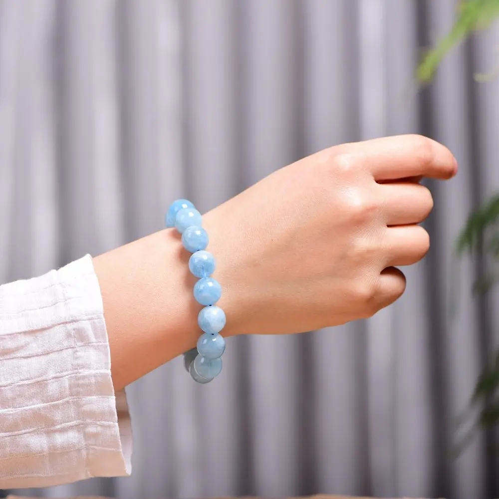 Аквамариновый Браслет bijoux femme Модные Ювелирные изделия Подвески Аксессуары