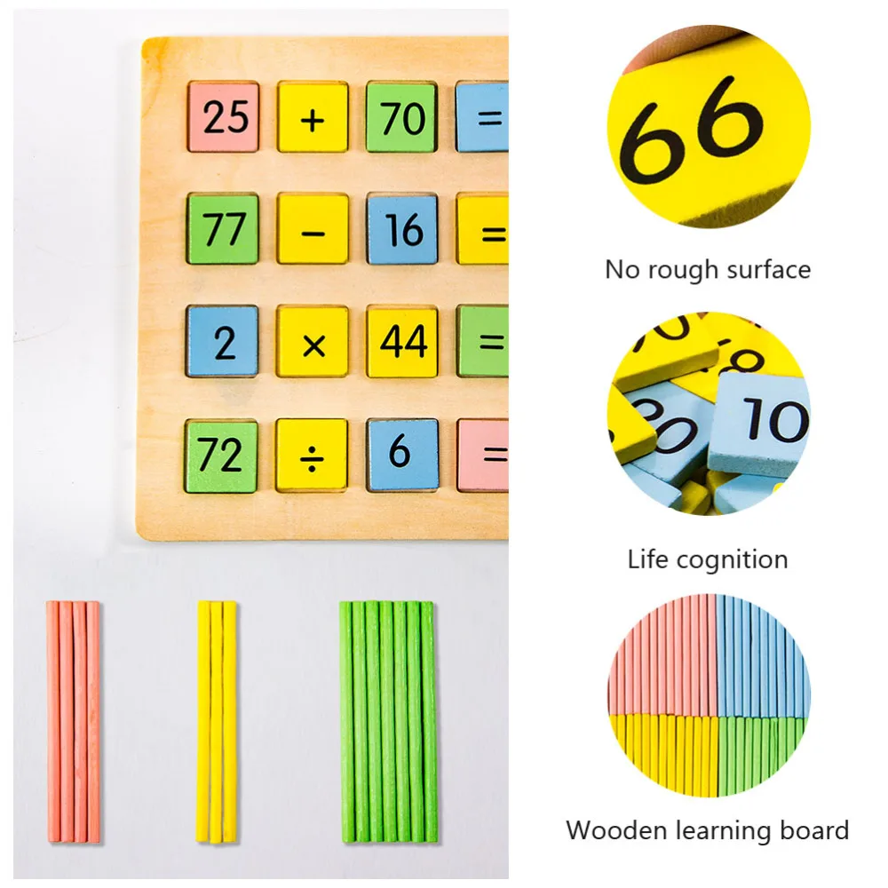 

1 set of Creative Math Counting Toys Interesting Teaching Aids Enlightenment