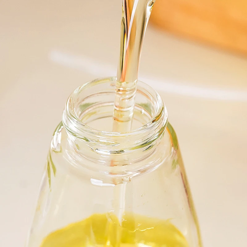 

Glass Oil Spray Bottle Push Type Cooking Oil Olive Oil Spray Can Household Atomized Oil Spray Can Kitchen Seasoning Tank