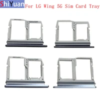 sim card tray memory microsd card for lg wing 5g sim card slot holder replacement parts