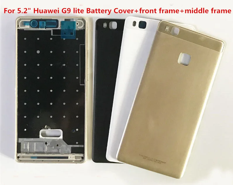 Задняя крышка аккумулятора для Huawei G9 /P9 Lite корпус телефона + средняя рамка huawei P9 LITE