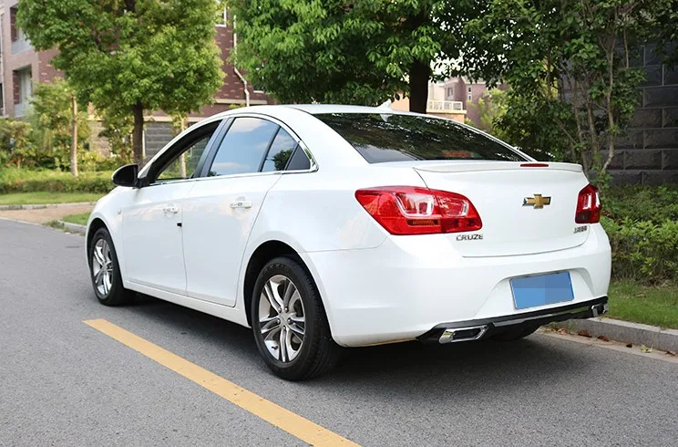 Для Cruze задний спойлер ABS бампер диффузор защитные бамперы для Chevrolet cruze после хром