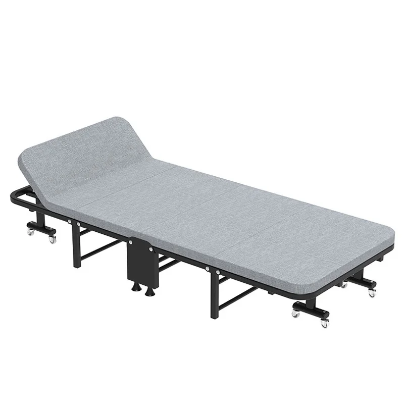 

Four-fold Folding Bed Adjustable Backrest Sofa Chair Hard Bed Board Office Lunch Nap Bed Foldable Single Sofa Bed FA