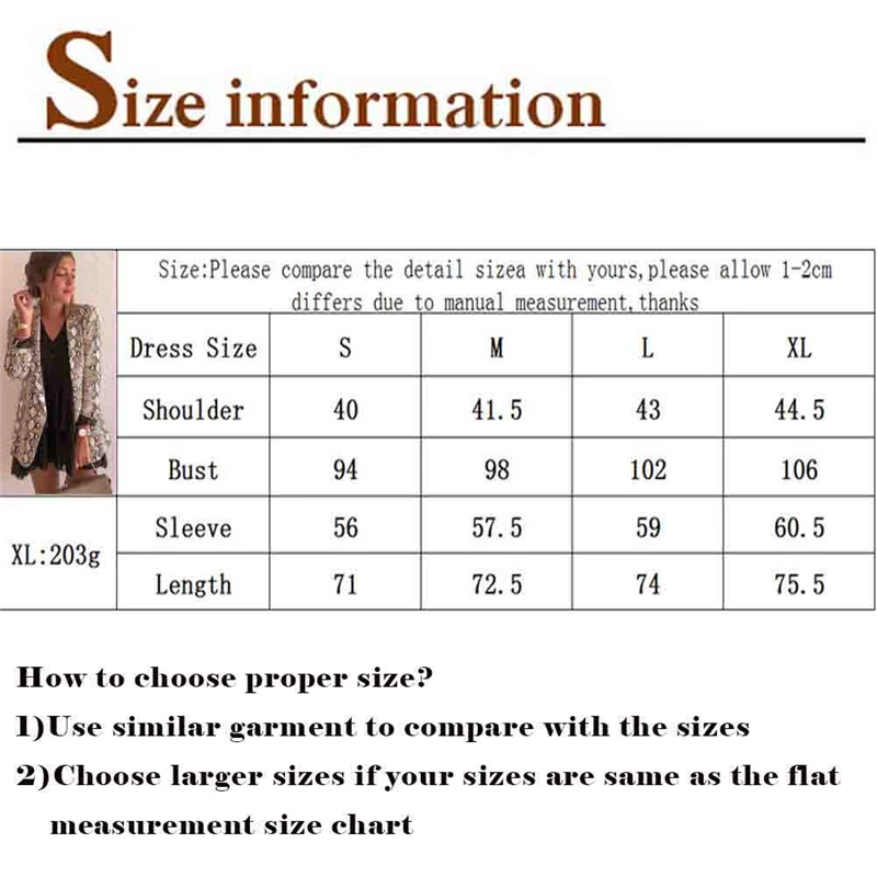 

New Fashion Women Notched Collar Slim Blazer Snake Print Pocket Jacket Ladies Casual Long Sleeve Outwear Autumn