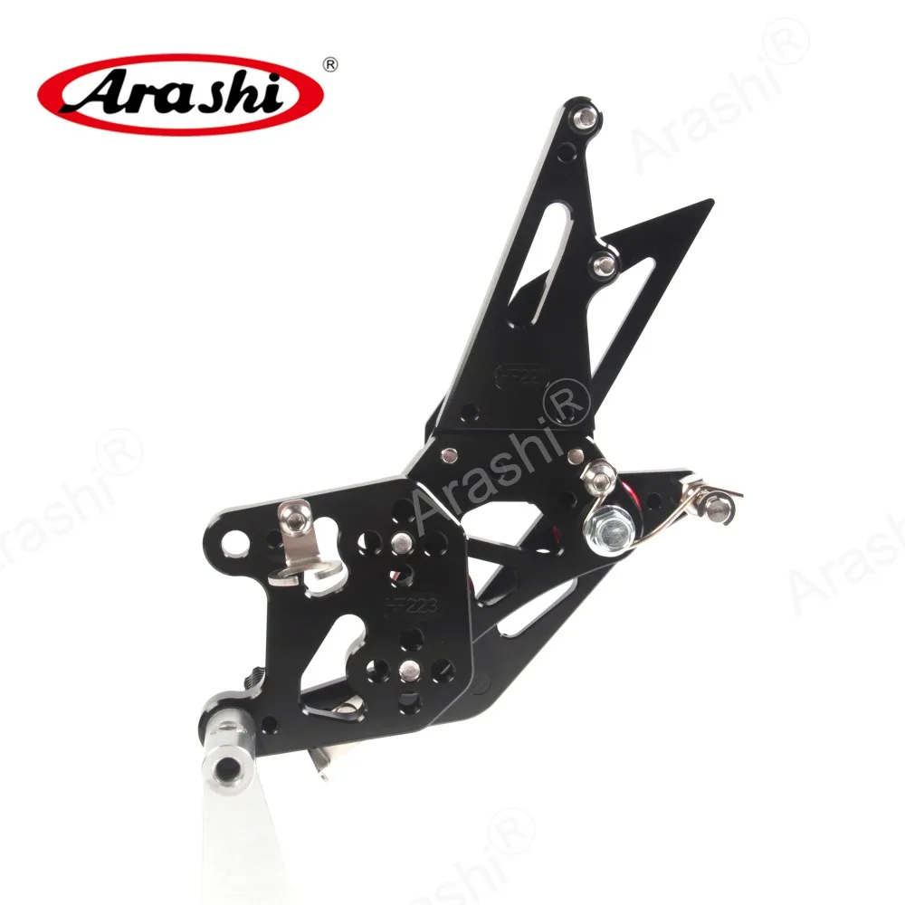 Arashi CBR600RR 2007-2008 CNC Rider Регулируемые подножки для ног для HONDA CBR 600 CBR600 RR 2007 2008 задний упор для ног задние наборы