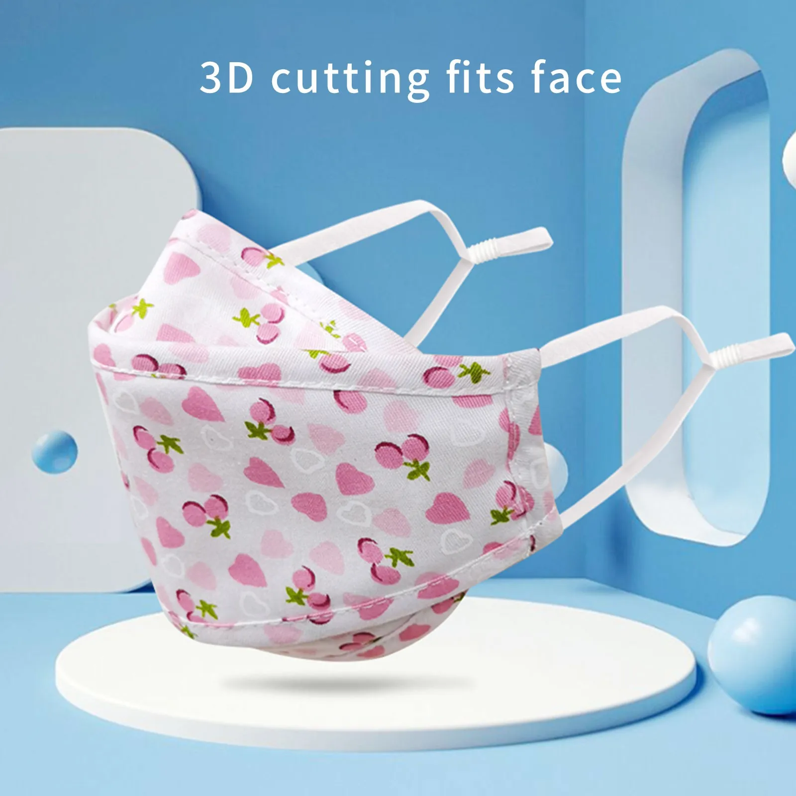 Детская маска для лица с мультяшным принтом маски защиты детская ухода за лицом