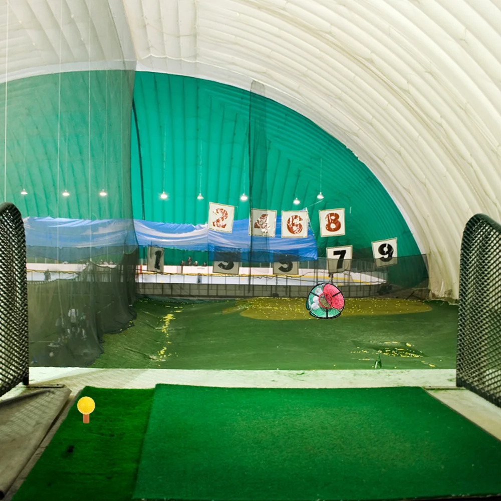 

1 Set Practice Net Golfing Training Aids Chipping Mat Sports Accessory Tool