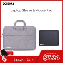 XIDU Laptop handbag Waterproof 11 13 14 inch Universal Notebook Bag for Macbook Air for ASUS Lenovo Dell Women Men Briefcase Bag