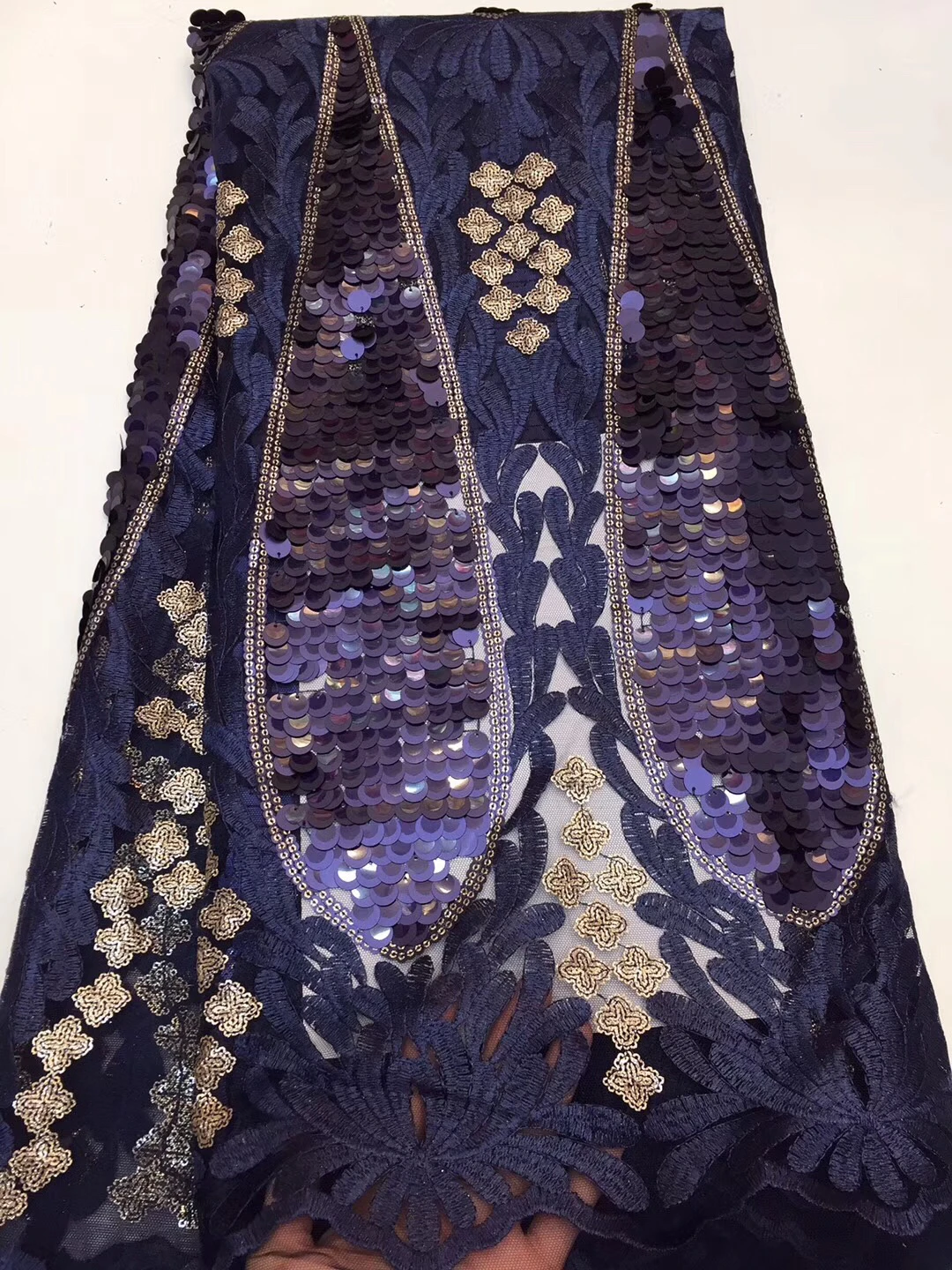 Индийская кружевная ткань с блестками 2020 Нигерия сетка Вуаль Сетка Тюль гипюр