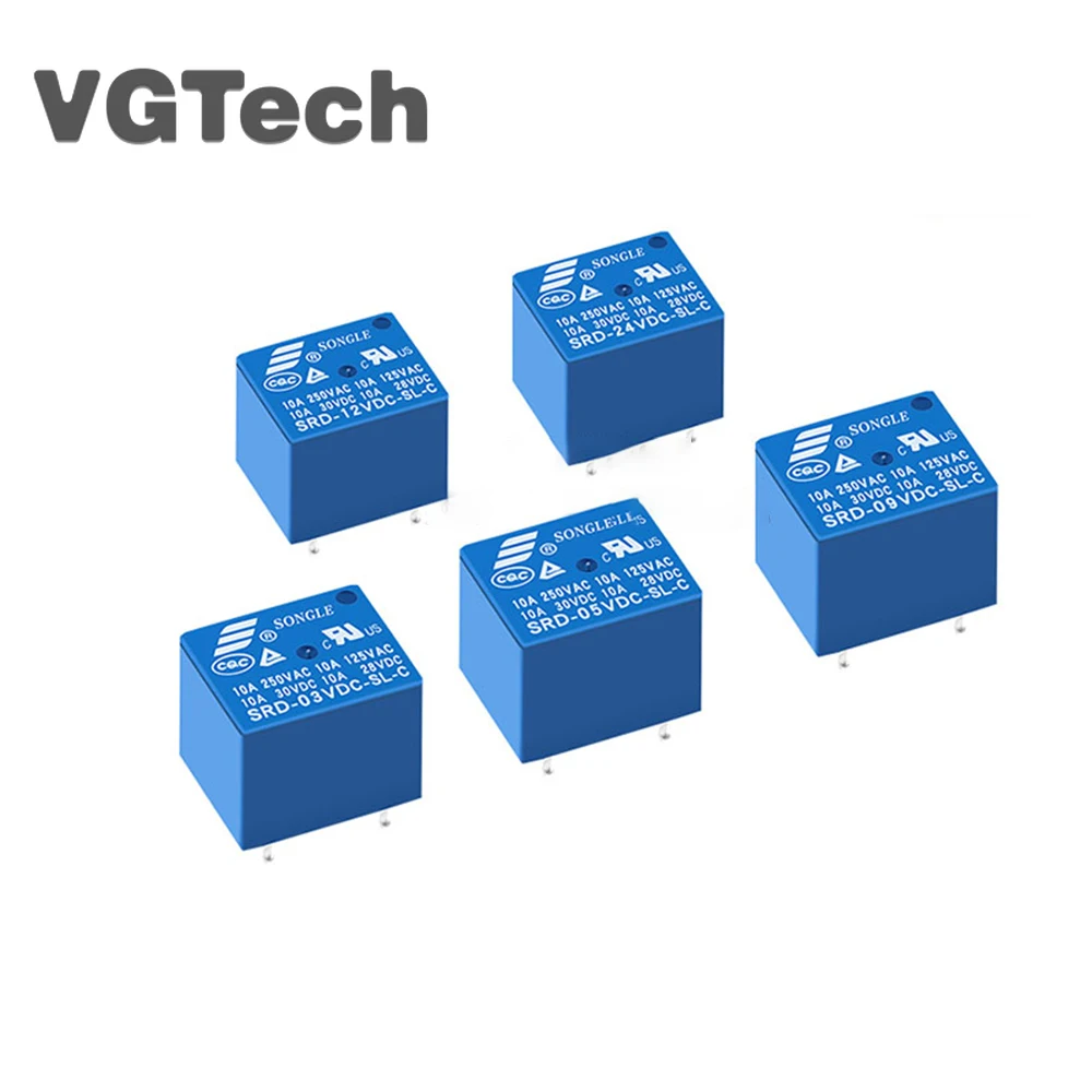 

SRD-05VDC-SL-A 10A Relay DIP4