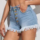 Женские джинсовые шорты, с карманами, #58