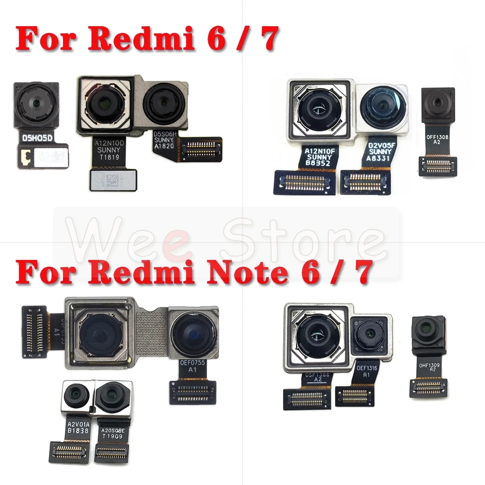 Маленькая фронтальная камера для Xiaomi Redmi Note 6 6A 7 7A Pro Plus основная большая задняя