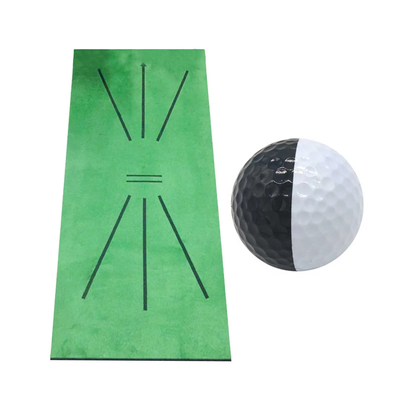 Satin Al Golf Eğitim Mat Golf Vuruş Mat Topu Seti Golf Eğitim Yardımları Halı Golf Salıncak Isabet Mat Ev Için Ofis Kullanımı