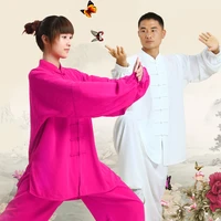 new chinese kung fu suit tai chi clothing cotton martial art uniform wushu taiji clothing taijiquan practice sets